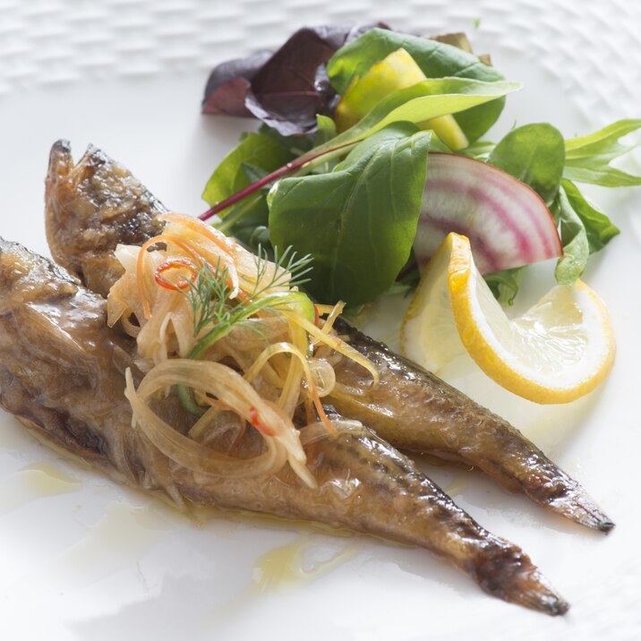 はたはた一夜干し 干物 で作る南蛮漬け レシピ 作り方 By 越前宝や 楽天レシピ はたはた一夜干し 干物 で作る南蛮漬け レシピ 作り方 By 越前宝や 楽天レシピ